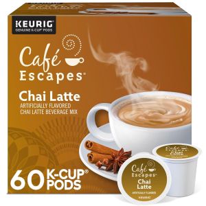 Café Escapes Chai Latte 60 K-Cup Pods