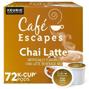 Café Escapes Chai Latte 72 K-Cup Pods